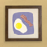 Eggs and Bacon - Framed Sign