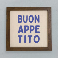 Buon Appetito - Framed Sign