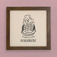 Boulangerie - Framed Sign