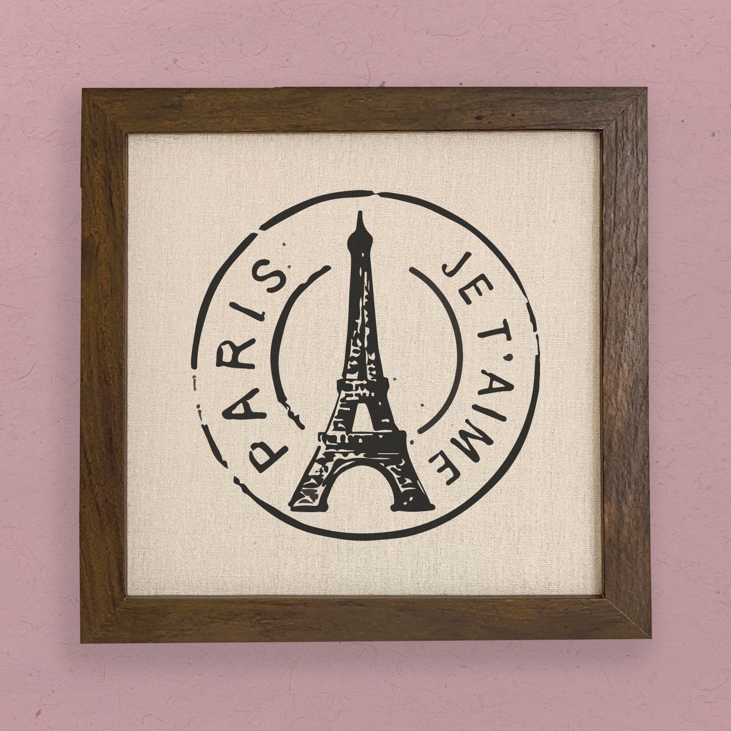 Paris Stamp - Framed Sign – American Life Brands