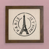 Paris Stamp - Framed Sign