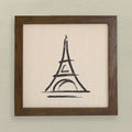 Simple Eiffel Tower - Framed Sign