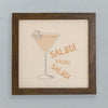 Salud - Framed Sign