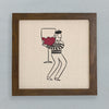 Wine Hugger - Framed Sign