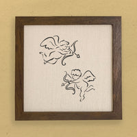 Flying Cupids - Valentine's Framed Sign