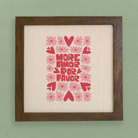 More Amor - Valentine's Framed Sign