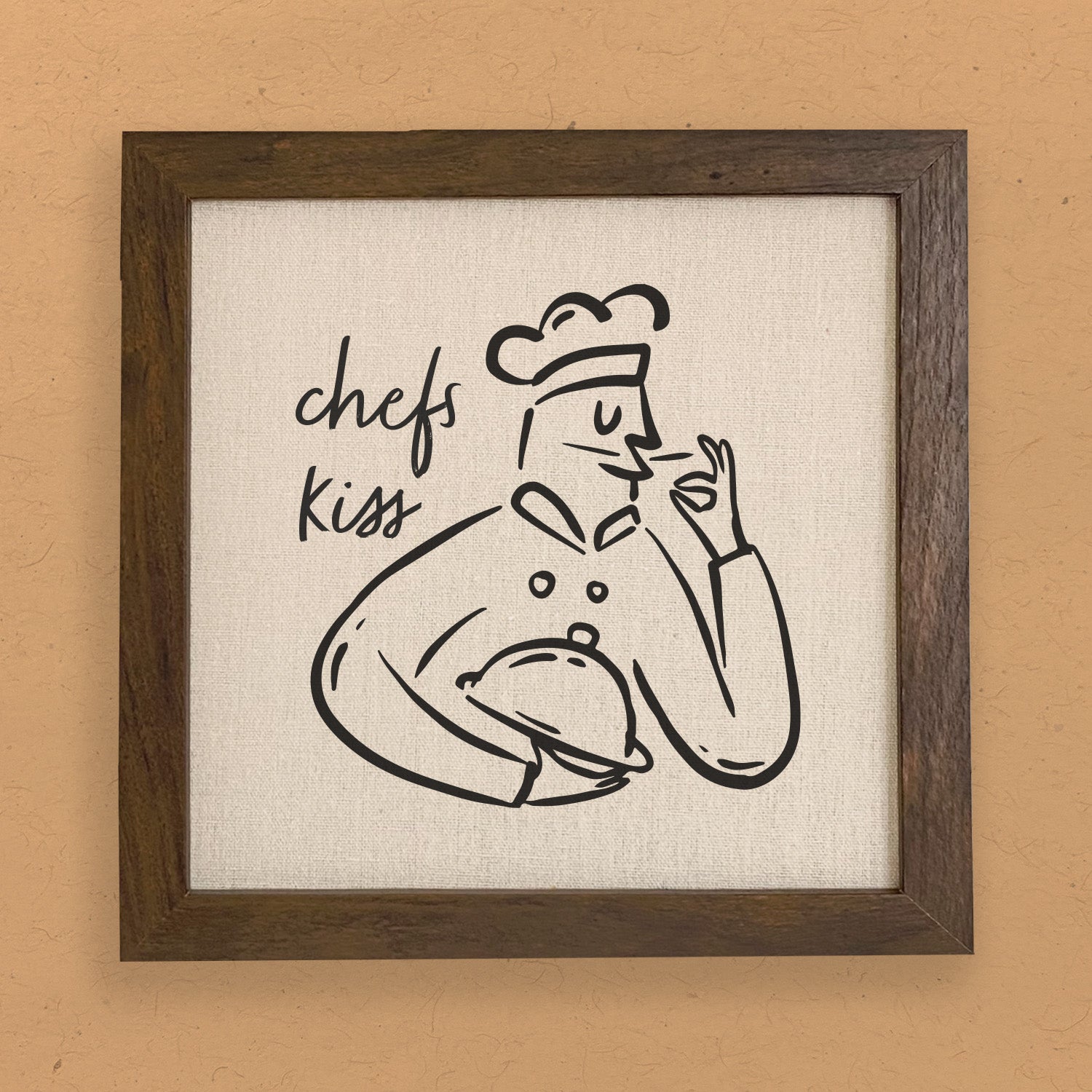 Chef's Kiss - Framed Sign
