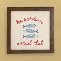 Sardine Social Club - Framed Sign