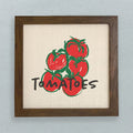 Red Tomatoes - Summer Framed Sign