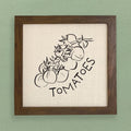 Vine Tomatoes - Summer Framed Sign