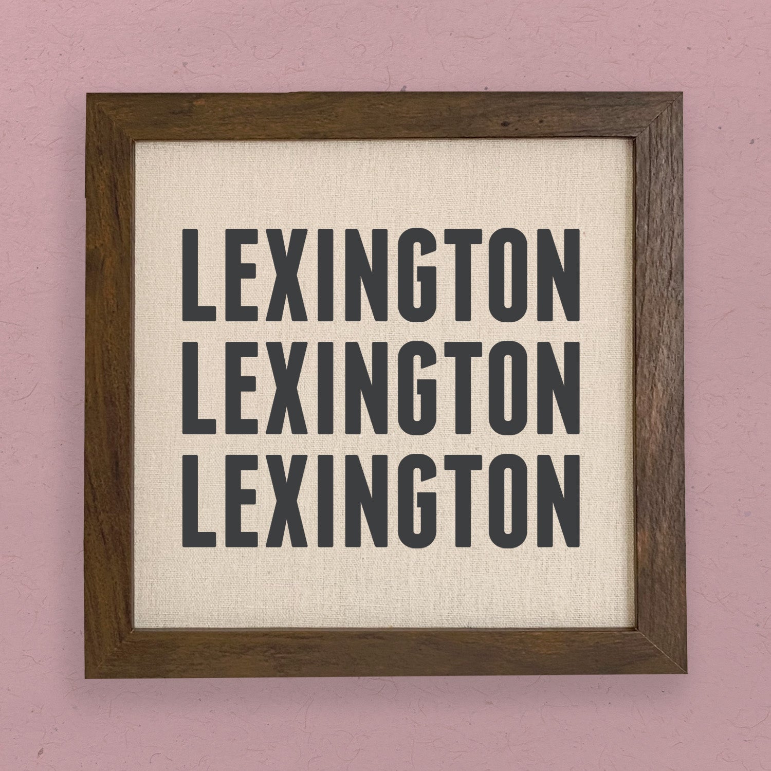 Simple Repeats - Custom Framed Sign