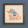 Sleigh Rosé - Customizable Framed Sign