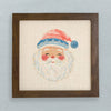 Rosy Cheeked Santa - Customizable Framed Sign