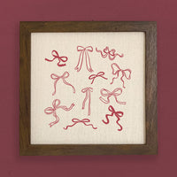 Bows - Framed Sign