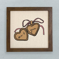 Me and You Locket - Framed Sign