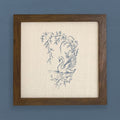 Swan Toile - Spring Framed Sign