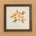 Le Jardin Fleuri Yellow - Spring Framed Sign