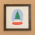 Snow globe Tree - Framed Sign