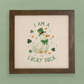 I Am A Lucky Duck - Framed Sign