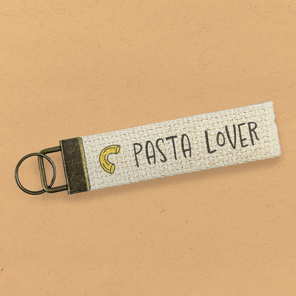 Pasta Lover - Canvas Key Fob