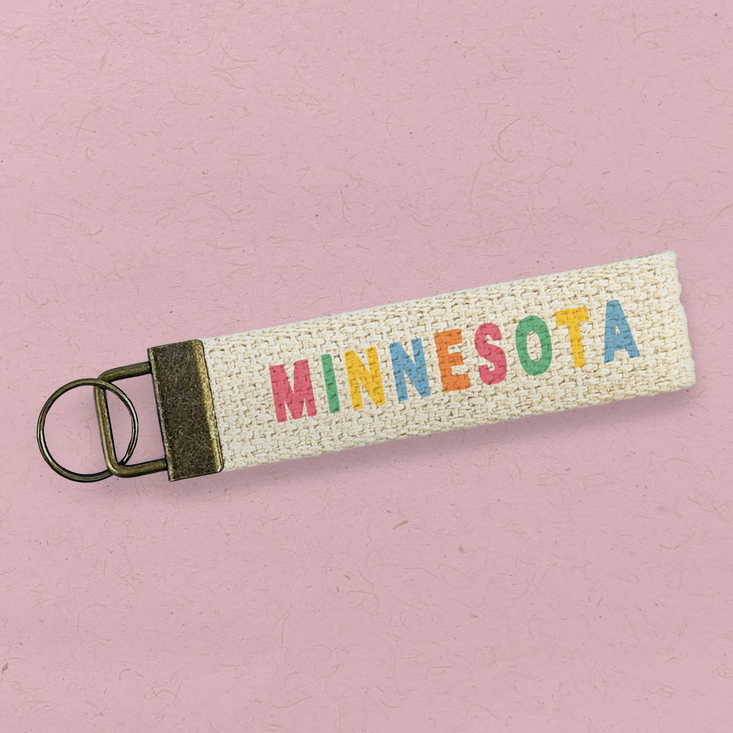 Colorful - Custom Canvas Key Fob