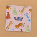 Eclectic Playfull Jaguar - Custom Waffle Weave Washcloth