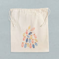 Twinkling Lights Tree - Customizable Cotton Cinch Bag