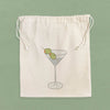 Deux Olives - Customizable Cotton Cinch Bag