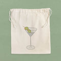 Deux Olives - Customizable Cotton Cinch Bag
