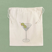 Deux Olives - Customizable Cotton Cinch Bag
