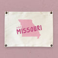 State Locale - Custom Canvas & Grommet Wall Hanging