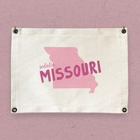 State Locale - Custom Canvas & Grommet Wall Hanging