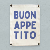 Buon Appetito - Canvas & Grommet Wall Hanging