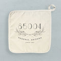 Hand Drawn Branches City State Zip Est - Custom Cotton Pot Holder