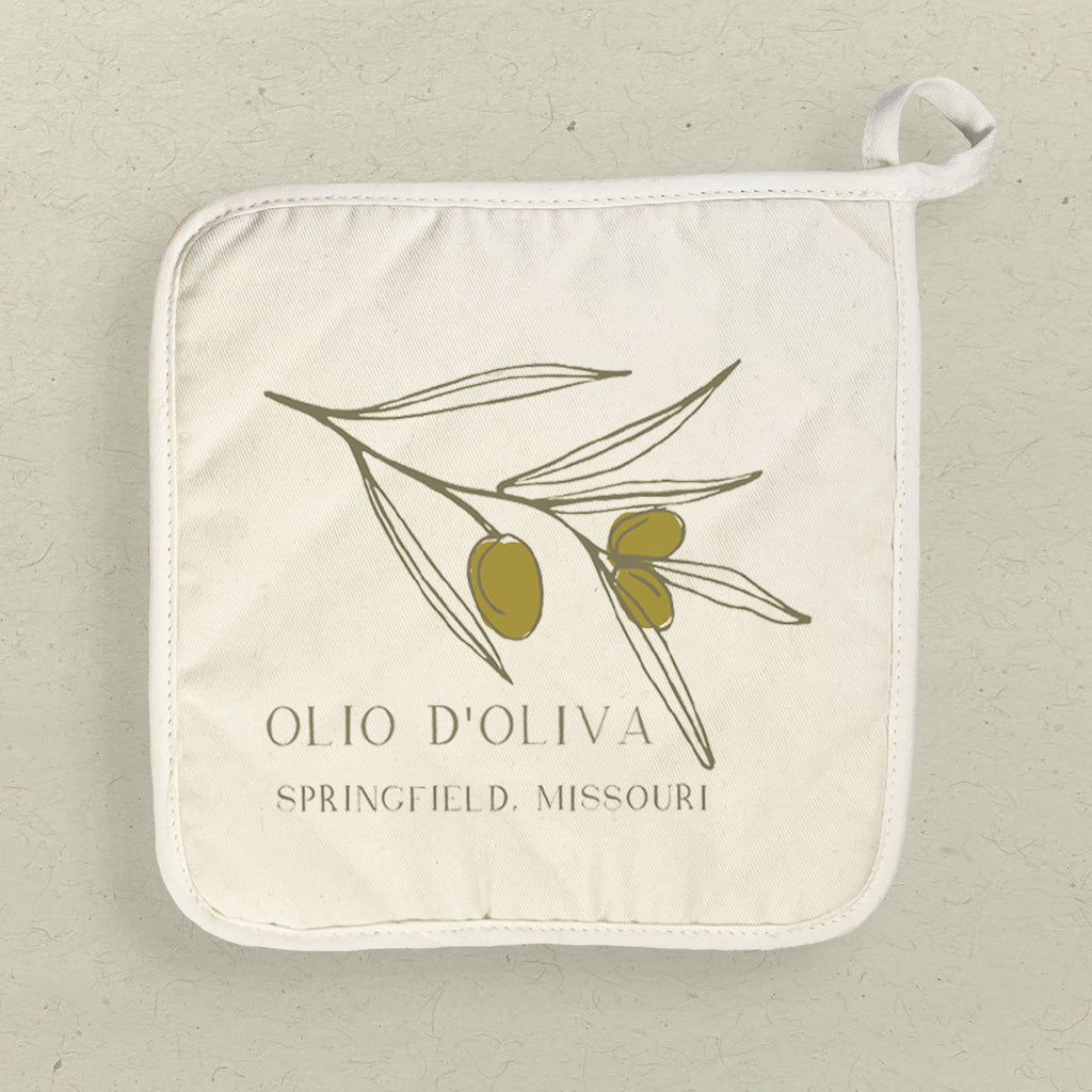 Olio d'Oliva City State - Custom Cotton Pot Holder