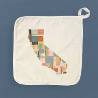 Abstract Painted States - Cotton Pot Holder