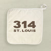 Bold Area Code and City Custom - Cotton Pot Holder