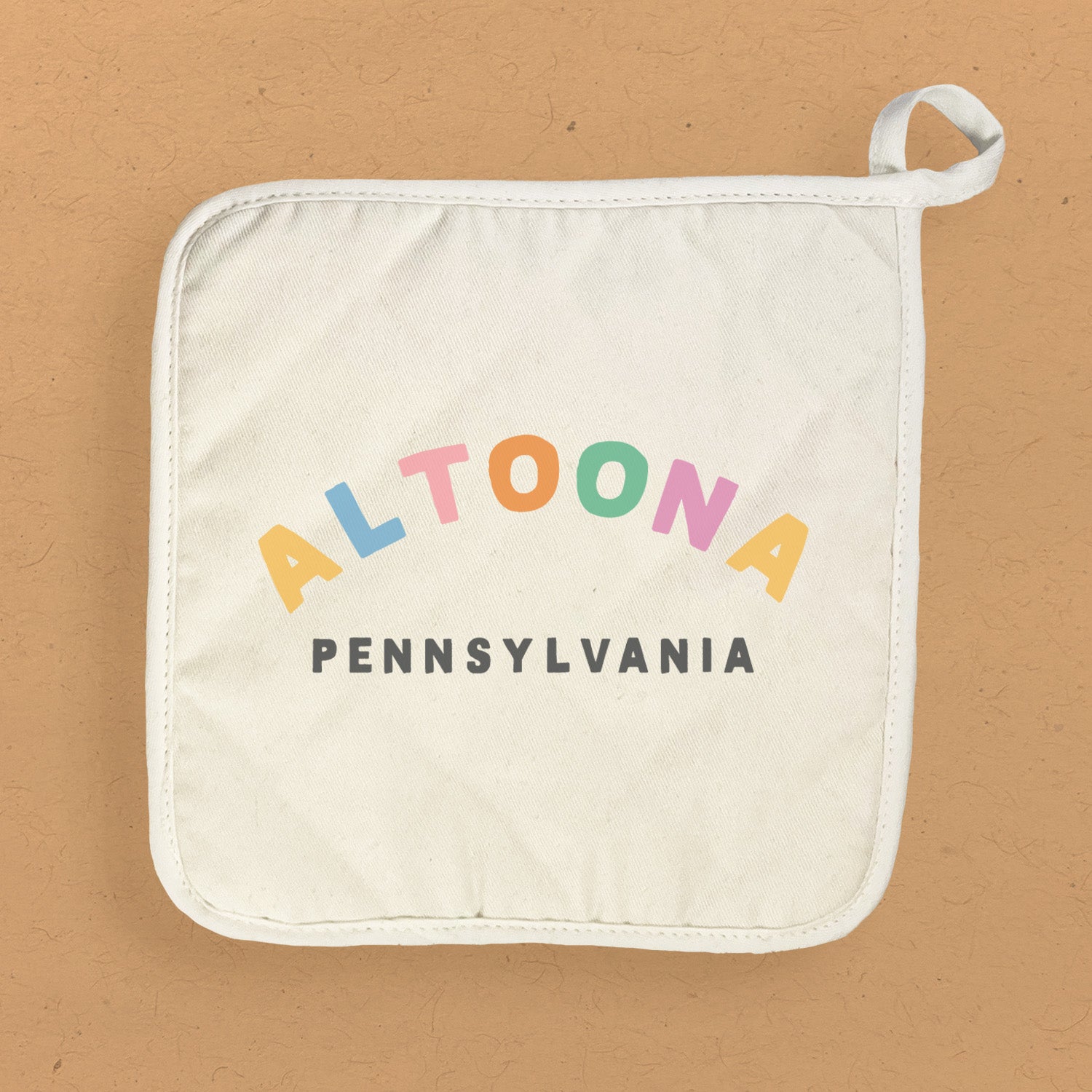 Colorful City/State - Custom Cotton Pot Holder