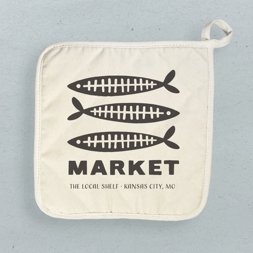Fish Bone Market - Custom Cotton Pot Holder
