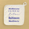 Mixed Fonts - Custom Cotton Pot Holder