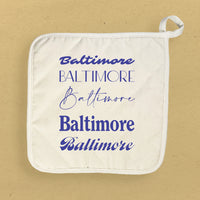 Mixed Fonts - Custom Cotton Pot Holder