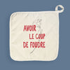 Avoir le Coup de Foudre (Love at First Sight) - Cotton Pot Holder