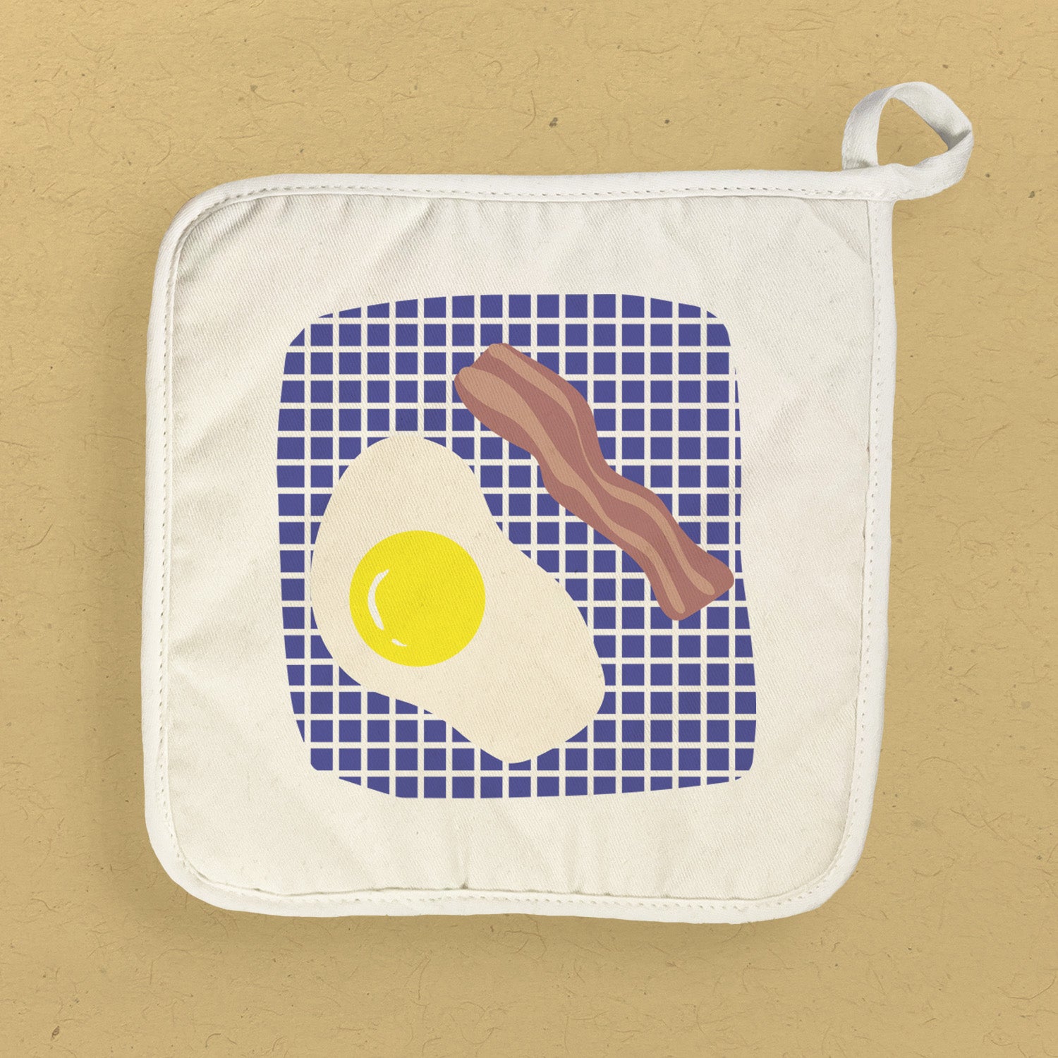 Eggs and Bacon - Customizable Cotton Pot Holder