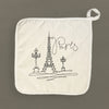 Loopy Eiffel Tower - Cotton Pot Holder