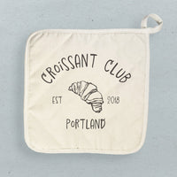 Croissant Club - Custom Cotton Pot Holder