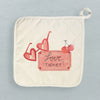 Love Ticket - Valentine's Cotton Pot Holder