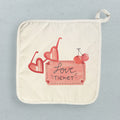Love Ticket - Valentine's Cotton Pot Holder