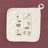 Ghouls Stamps - Halloween Cotton Pot Holder