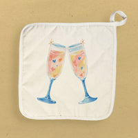 Sparkling Cheers - Customizable Cotton Pot Holder