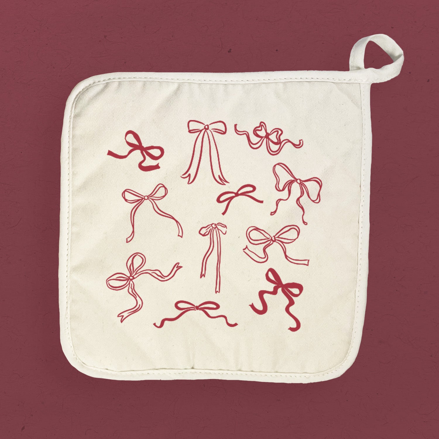 Bows - Cotton Pot Holder
